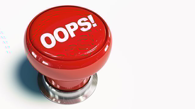 Pulsante oops! Mirasee