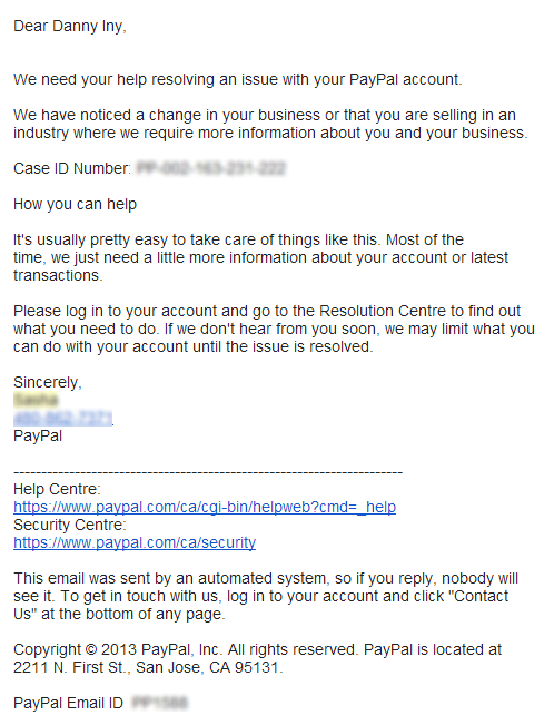 Serious PayPal Problems Open Letter to DavidMarcus Mirasee