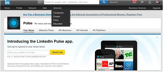 download linkedin pulse app