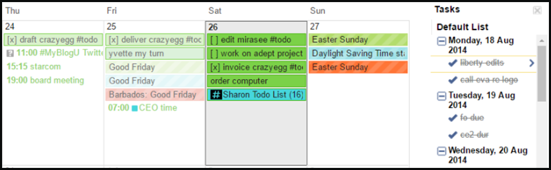 google calendar productivity workflow