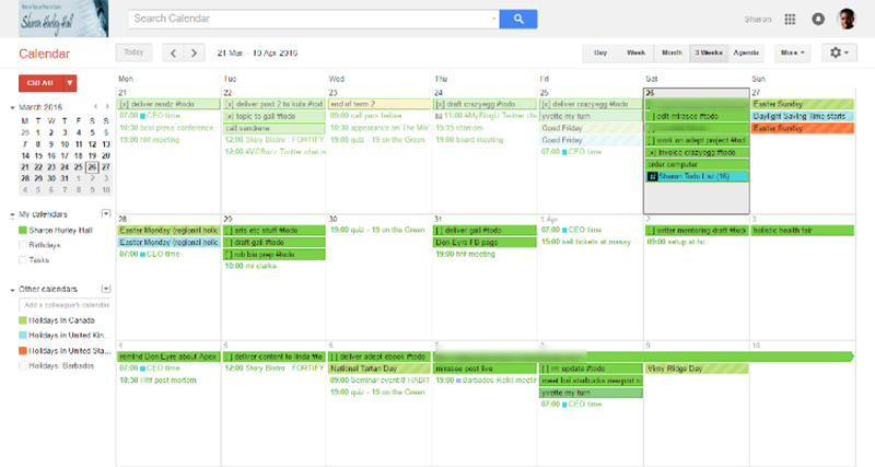 producteev google calendar