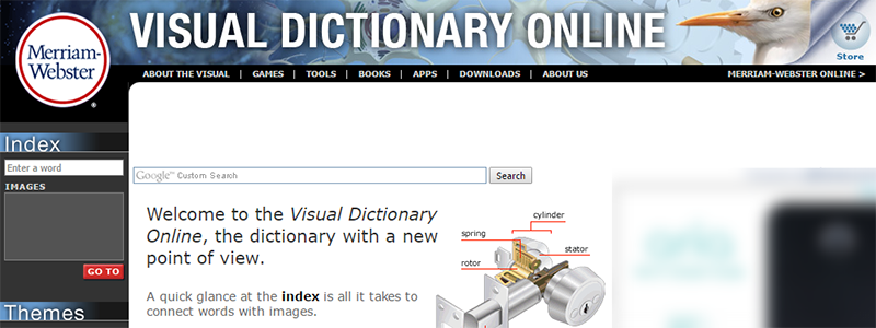 visual dictionary