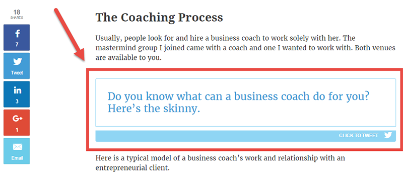 the coaching process