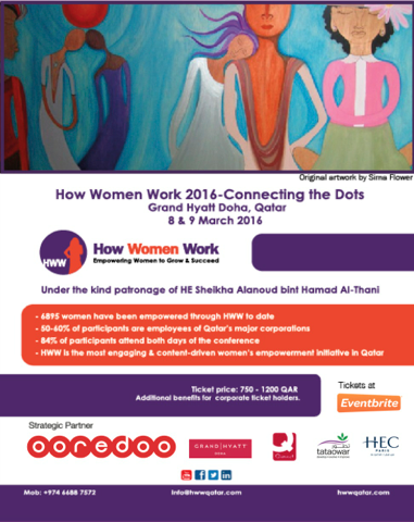 Flyer colorat pentru evenimentul carierei pentru femei