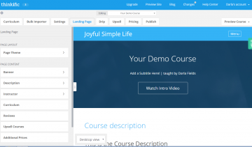 Launch Course Creation Software Thinkific