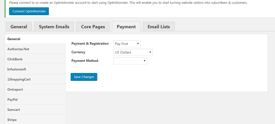 Zippy Courses payment processing options