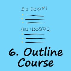 Step 6. Outline the full online course