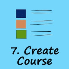 Step 7. Create the online course