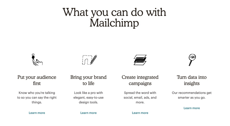 mailchimp copywriting