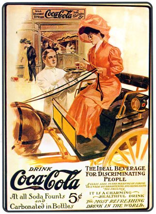 A vintage Coca-Cola ad