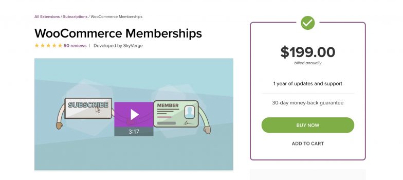 WooCommerce Memberships