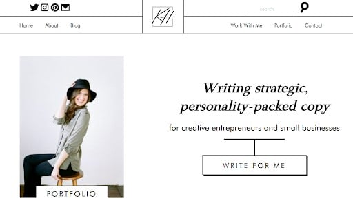 9 Great Copywriting Portfolio Websites [Inspiration Examples